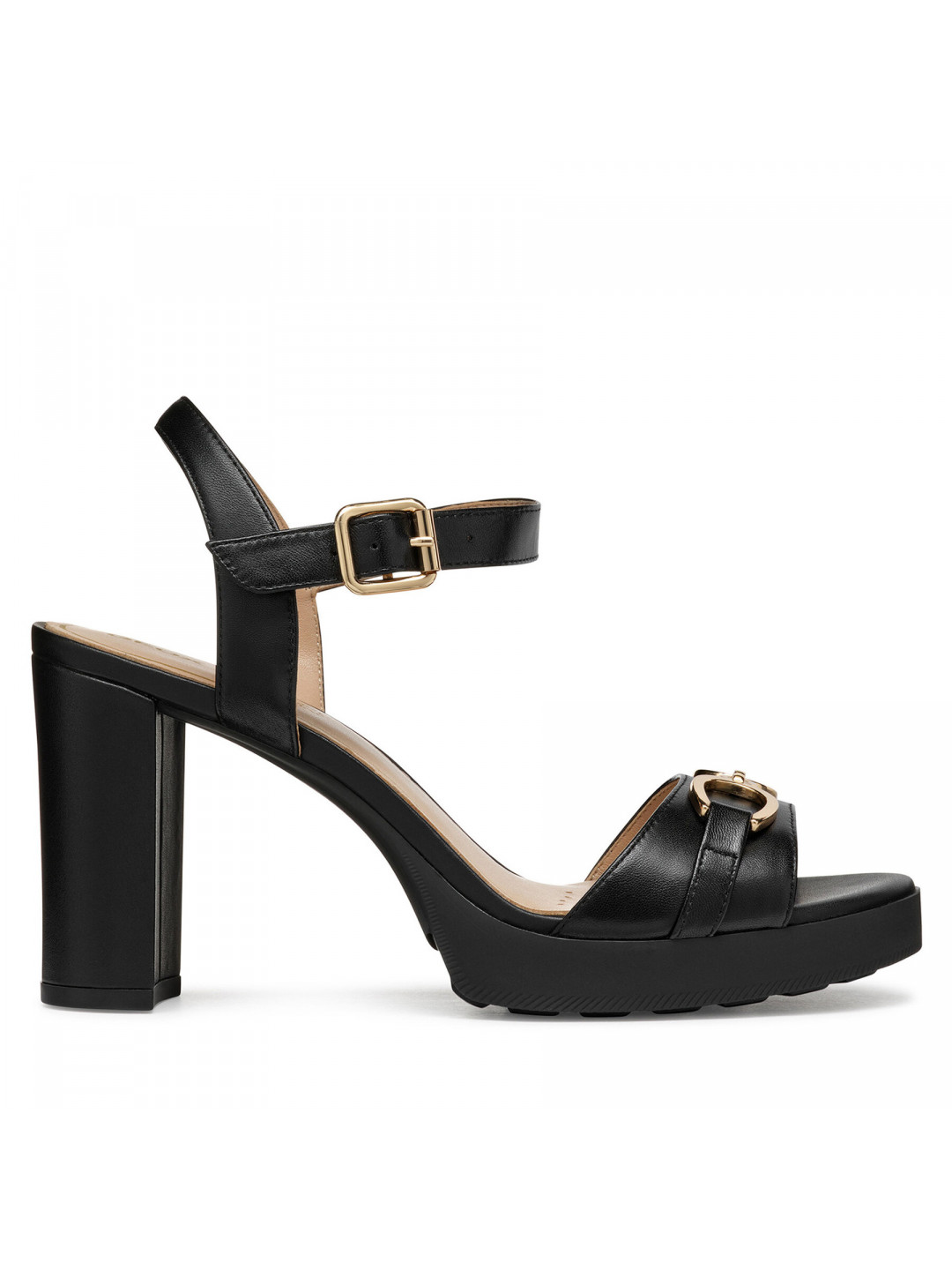 Sandály Geox D Walk Pleasure 85S D55B6A 000TU C9999 Černá
